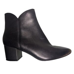Cole Haan Elyse Leather Booties Black Boots W14979 Size 6